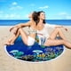 thumbnail image 3 of Toalla de playa, Toalla de microfibra, Toalla redonda estampada, Manta de playa antiarena, Toalla supercolorida, Toalla plegable portátil, Toalla de viaje, Toalla de piscina, Toalla de, 3 of 9