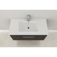 thumbnail image 4 of Cutler Kitchen & Bath FV DW36 20 x 36 x 18.11 in. Single Drawer Wall Hung Vanity with Top, Driftwood, 4 of 7