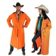 thumbnail image 1 of Saddle Slicker Rain Coat Duster Riding Raincoat By American Cowboy – 100% Waterproof Full Length Unisex (Orange, Small), 1 of 6