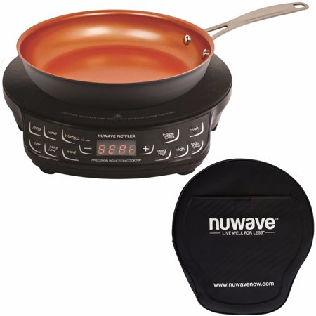 Nuwave Compact Induction Cooktop W 9 Hard Anodized Fry Pan