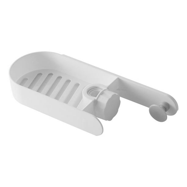 Yhmxh Utensilios de cocina Esponja para grifo, fregadero de cocina, ducha, organizador de jabón para baño, bandeja de jabón. Muebles para cocina Accesorios de cocina Mueble organizador cocina