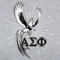 thumbnail image 3 of CafePress - Alpha Sigma Phi Phoenix Black Long Sleeve T Shirt - Womens Baseball Tee, 3 of 4