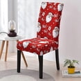 thumbnail image 5 of Juego de 4 sillas navideñas con decoración de Papá Noel, ideal para la familia, la cocina y el comedor., 5 of 5