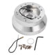 thumbnail image 1 of 5 6 Hole Steering Wheel Short Hub Adapter Aluminum Replacement for JEEP Wrangler 1976‑1995 Silver, 1 of 19
