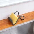 thumbnail image 5 of Sponge Holder for Kitchen Sink, Over Faucet Silicone Sink Sponge Holder, Hollow Drainage Kitchen Sponge Holder, Hanging Sink Storage Rack for Kitchen Counter & Sink Area 1Pcs, 5 of 6