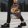 thumbnail image 2 of Lukts Regal Shiba Inu Pattern 15 Inch Student Backpack, Waterproof Laptop Backpack with Adjustable Shoulder Straps, Lightweight Travel, Campus Backpack, Unisex, 2 of 6