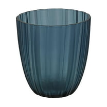 Aspen Creative 16012-1 Blue Glass Votive Candle Holder 3-3/4" Diameter x 4-1/4" Height, 1 Pack