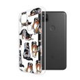 thumbnail image 2 of FINCIBO Soft TPU Clear Case Slim Protective Cover for Google Pixel 4a 5.8" 2020, Australian Shepherd Funny Playful Postures, 2 of 3