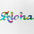 thumbnail image 2 of CafePress - Aloha Rainbow - Trucker Hat - Polyester Foam Front and Nylon Mesh Weave Back, 2 of 10