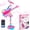 Pink, variant on LINXUXIE Guitar and Microphone Play Set for Toddler, Adjustable Height Guitar Toys,Karaoke Machine Gift for Boys & Girls