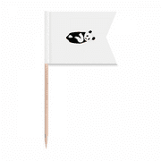Question Panda Body Animals Toothpick Flags Labeling Marking for Party Cake Food Cheeseplate