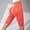 451#Orange, variant on 3D Anti Cellulite Short Leggings, High Waisted Compression Push-Up Sculpting Yoga Fitness Pants Gym Orange S