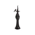 thumbnail image 2 of QLUEWX Halloween Sculpted Black Witch Statue, Resin Gothic Witch Figurine with Crow, 10 Inch Vintage Black Witch Sculpture Decor for Tabletop Mantel Shelf Home Holiday Party Decoration, 2 of 8