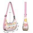 thumbnail image 4 of Sweet Treats Adjustable Strap Crossbody Bag Lightweight Nylon Ice Cream Dessert Food Pattern Summer Colorful Small Purse for Women Travel, 4 of 5