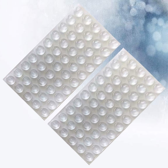 WHAMVOX 100Pcs Creative Self Adhesive Silicone Furniture Anti-noise Mute Crash Pad Cabinet Door Bumper for Cabinet Door Damping Pad Furniture Accessories