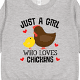 thumbnail image 3 of Inktastic Just a Girl Who Loves Chickens Toddler Sweatshirt, 3 of 4