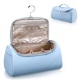thumbnail image 1 of Bolsa de viaje portátil para secador de pelo y rizador, organizador de accesorios, impermeable, de poliuretano, 1 of 8
