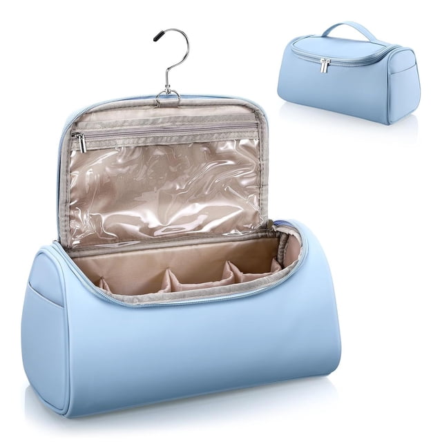 Bolsa de viaje portátil para secador de pelo y rizador, organizador de accesorios, impermeable, de poliuretano