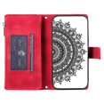 thumbnail image 2 of Style 006 For Xiaomi 15 Pro Wallet Case PU Leather Phone Cover Mandala Flower Pattern - Grey, 2 of 5