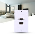 thumbnail image 3 of Placa de Pared H DMI VGA FÁLE DE USAR CONCELOS USB CHAPADOS EN ORO DE ALTA VELOCIDAD SOLUCON Ideal para el Hogar o la Empresa, 3 of 7