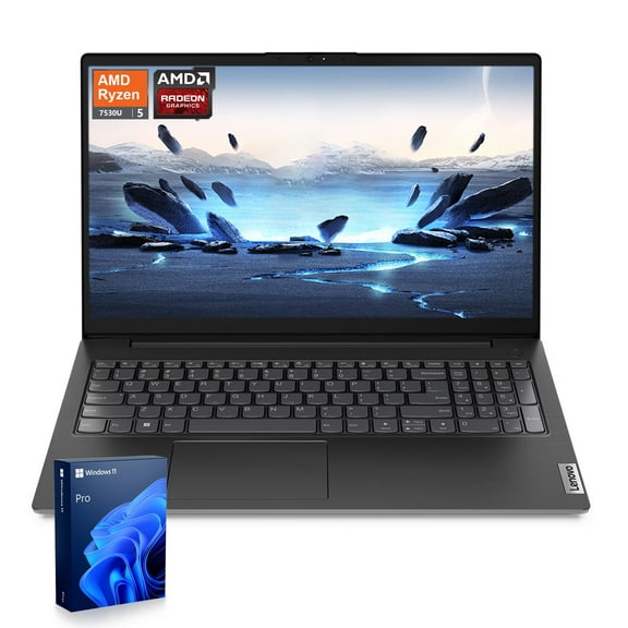 Lenovo V15 G4 15.6" FHD Laptop AMD Ryzen 5 7530U, 16GB RAM 2TB SSD, Wi-Fi 6 Windows 11 Pro Black