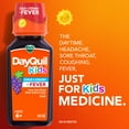 thumbnail image 5 of Vicks DayQuil Kids Cold and Cough Liquid, Cold Medicine + Fever Reducer for Children, Grape, 8 Fl oz, 5 of 12