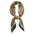 thumbnail image 4 of Coofit 5PCS Ladies Square Scarf Fashion Leopard Print Neck Scarf Neckerchief Scarf, 4 of 10