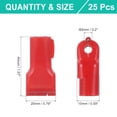 thumbnail image 2 of Candado de Clavija Uxcell, Candado Antirrobo para Ganchos de Tablero de Clavijas para Tienda de Accesorios Móviles Rojo 5 mm, 2 of 7