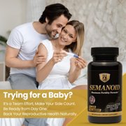 Semanoid - Male Fertility Formula and Load Volumizer, 60 Count (1 Month Supply)