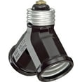 thumbnail image 2 of Leviton 128 15 Amp, 660 Watt, 250 Volt, Twin Light Socket Adapter, Brown, 2 of 2