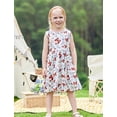 thumbnail image 5 of Aideaone Toddler Girl Sleeveless Dresses with Long Sleeve Ruffle Cardigan 2 Piece Fall Outfit Set for Little Girls 2T-8T, 5 of 7
