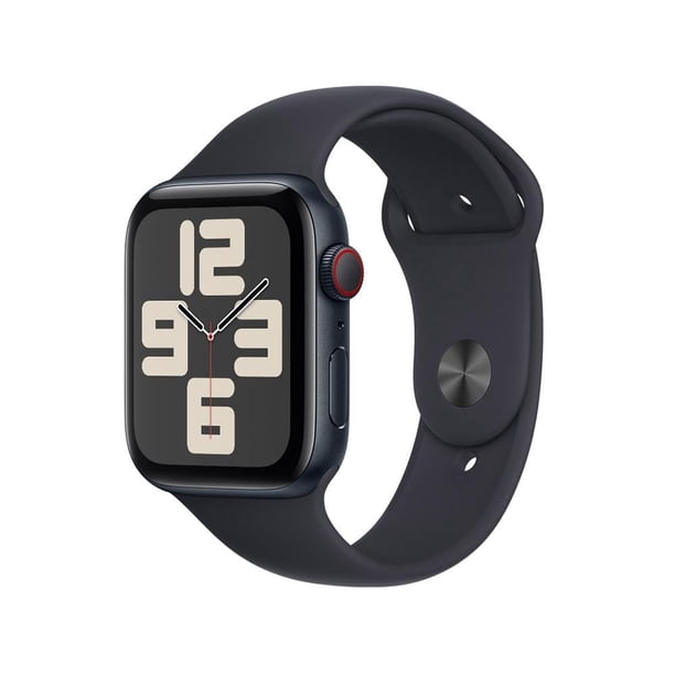 Smartwatch Apple SE (GPS + Cellular) Caja de aluminio Negro 44MM correa deportiva Negro talla M/L