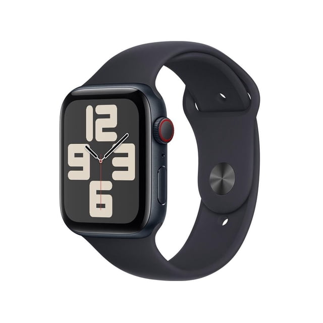 Smartwatch Apple SE (GPS + Cellular) Caja de aluminio Negro 44MM correa deportiva Negro talla M/L