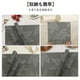thumbnail image 5 of 4 Pcs Manteles de Hoja de PVC y Poliéster para Mesa de Cocina, Lavables, Color Gris, 5 of 6