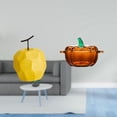 thumbnail image 2 of Escultura de fruta de vidrio de , adorno coleccionable, estatua de mesa, decoración geométrica, festival, oficina, plato de dulces, tapa,, 2 of 8