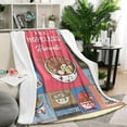 thumbnail image 5 of Cute Ramen Soup Throw Blanket Soft Flannel Blankets for Bed Couch Plush Cozy Blanket for Adults Kids 60x80 Inch, 5 of 6