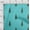 Turquoise Blue, variant on oneOone Organic Cotton Poplin Twill Fabric Tree Ikat Printed Fabric 1 Yard 42 Inch Wide