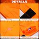 thumbnail image 4 of 2 bolsas de dulces de Halloween con luz LED, bolsas de dulces para fiestas de Halloween, cubo de dulces luminoso, reutilizable, multiusos para niños, suministros de Halloween (naranja) JAMW Sencillez, 4 of 5