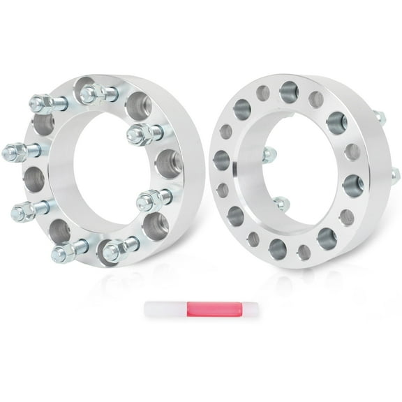 ECCPP 2 PCS 8x170 to 8x6.5 Wheel Adapters Lug Centric 2" 8 Lug 14x1.5 126mm hub bore Compatible with for F-250 2003-2009 for F-350 2003-2009 2011-2016 for F-350 Super Duty 2003-2022(Only 8x6.5 Wheels)