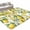 White, variant on Round Area Rugs 4Ft, Yellow Lemons Non-Slip Washable Circle Rugs Carpet, Summer Botanical Checkered Pastoral Indoor Outdoor Rug Floor Mats Throw Runner for Bedroom Living Room Bathroom