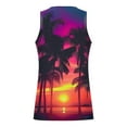 thumbnail image 5 of HaoXianJian Mens Sleeveless Tank Tops Workout Gym Shirts Hawaiian Print Palm Tree Vintage Style Beach Graphic T-Shirt Workout Tank Top Undershirts Plus Size S-4X, 5 of 5