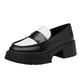 thumbnail image 1 of Zapatos Coach Leah con plataforma para mujer, color negro/blanco óptico 11, 1 of 5