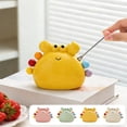 thumbnail image 1 of Ensemble de Fourchettes à Fruits en Forme de Crabe Mignon, Fourchettes à Dessert en Acier Inoxydable, Design avec Support en Céramique, Collations Sûres, Apéritifs de Fête, Service de Nourriture, Vaisselle Décorative, Adapté aux Enfants, Acier Inoxydable, 1 of 5