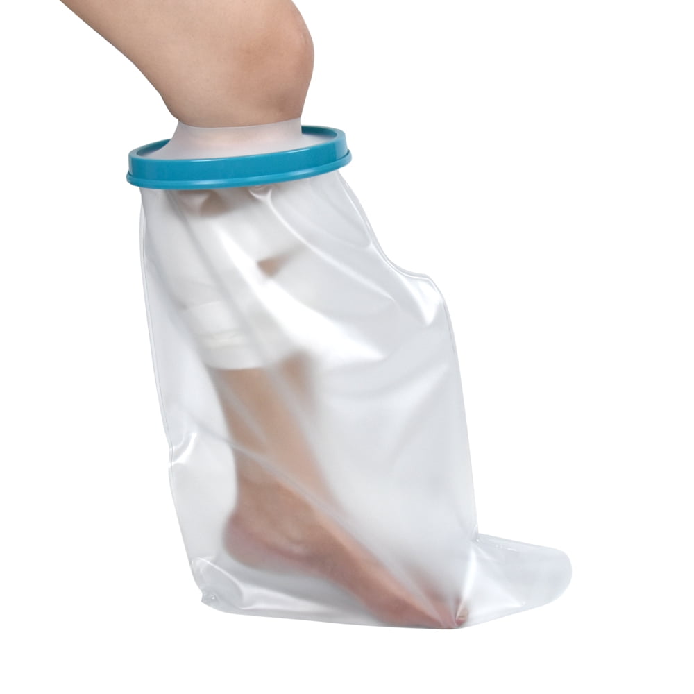 Waterproof Leg Cast Cover for Shower and Bath, Reusable Sealed