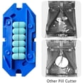 thumbnail image 2 of Cortador de pastillas portátil, corte preciso y uniforme, división en cuartos, dispensador de pastillas redondo, 2 of 5