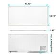 thumbnail image 4 of Luxrite 2x4 FT LED Flat Panel Light, 30/40/50W, 3 CCT 4000K-6500K, 3750/5000/6250 Lumens, 0-10V Dimmable, ETL DLC 4-Pack, 4 of 7