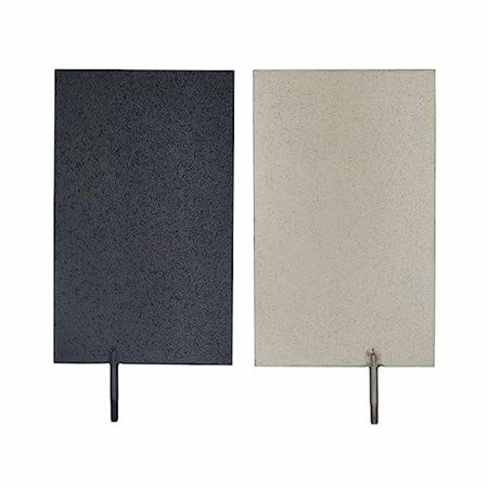 2PCS Electrodes, Titanium Anode Plate with MMO Ruthenium-Iridium Coating and Cathode Electrolytic Plate Without Coating for Electrochemical Application and Swimming Pool Cleaning$$Tools