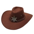 thumbnail image 4 of Sombrero para el sol de verano para exteriores, sombrero de vaquero occidental, sombrero de jazz para hombres y mujeres, sombrero para el sol de viaje, sombrero de playa de ala grande, 4 of 6