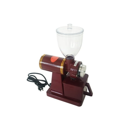 

INTSUPERMAI Coffee Grinder Coffee Bean Burr Mill Machine Household Electric Small Commercial Grinder Red