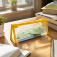 thumbnail image 4 of UALSRZL Pencil Case, Large Capacity Pencil Pouch for Boys Girls, Clear Pencil Box Bag for Kids Elementary School Supplies, Yellow, 4 of 7